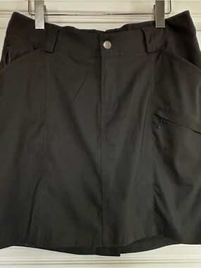 Duluth Trading Co Black Cargo Skirt